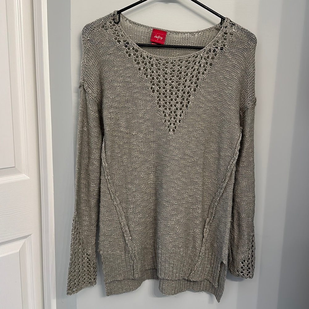 Lightweight Taupe Sweater Size Small